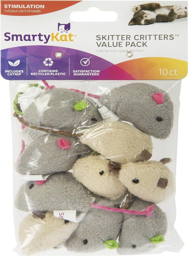 D&C PAWS مجموعة ألعاب القطط D&C PAWS Critter، مجموعة لا تقاوم للتسلية والتمرين، عزز متعة وقت لعب قطتك (عبوة من 10 قطع) - Image 5